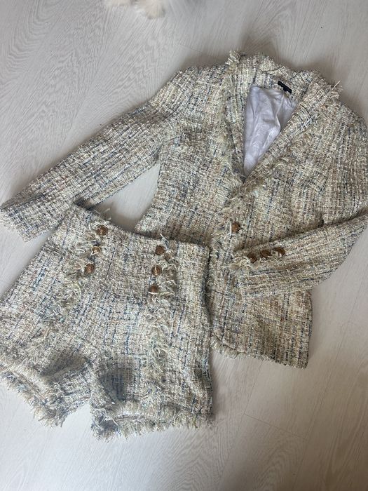 Костюм твідовий жіночий з шортами S/M
