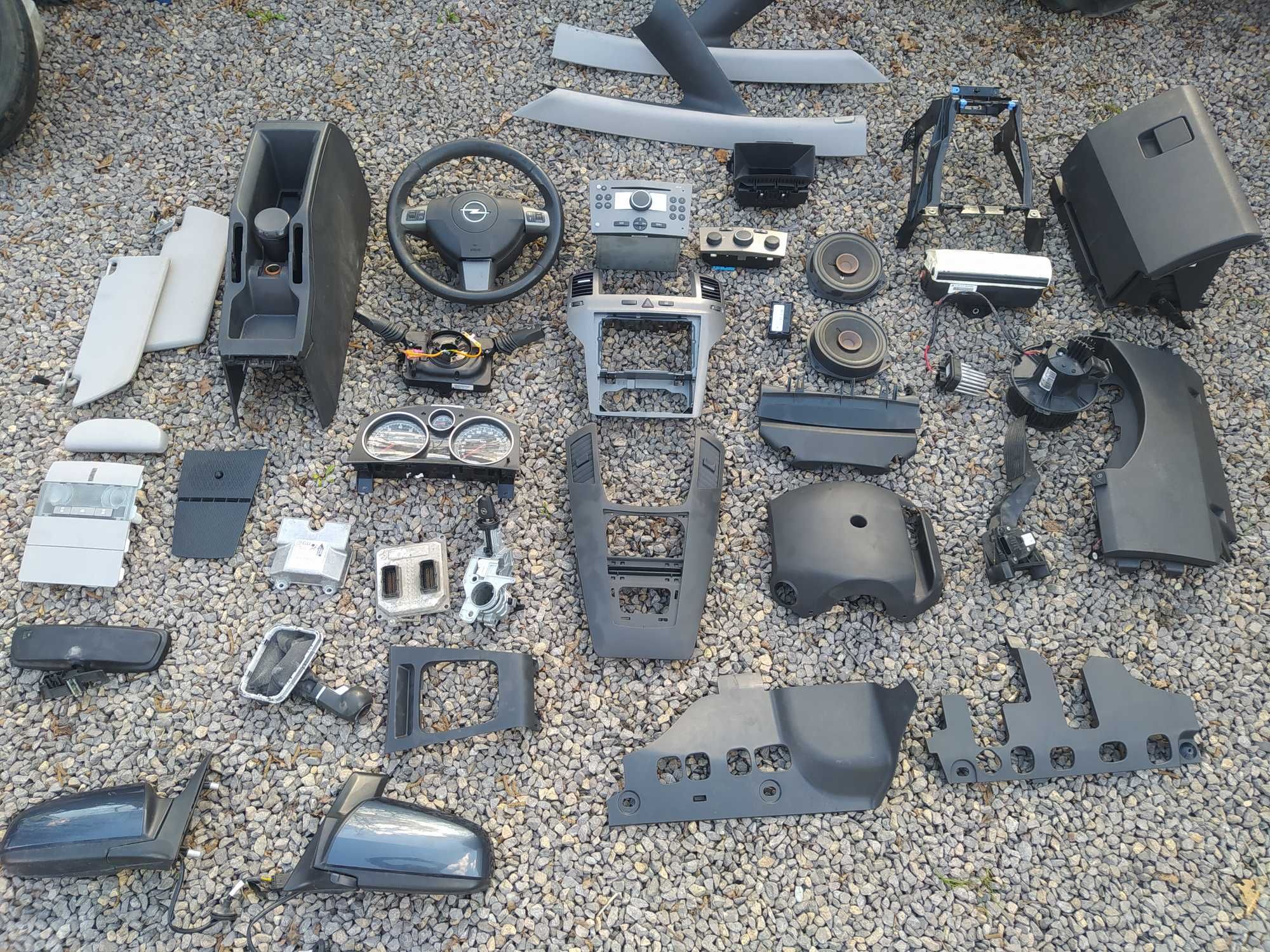 opel zafira b kierownica panel przełącznik pająk radio schowek mieszek