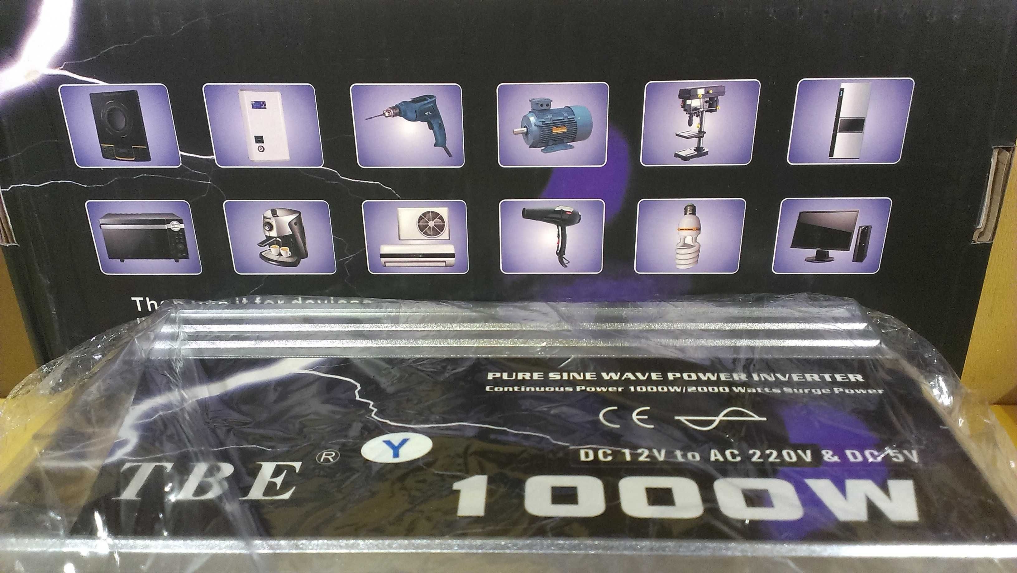 Преобразователь "TBE" T 12 P 1000-2 PURE SINE WAVE POWER INVERTER