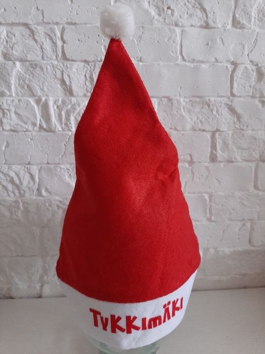 Новая упаковка шапок "Санта Клауса" на корпоротив.