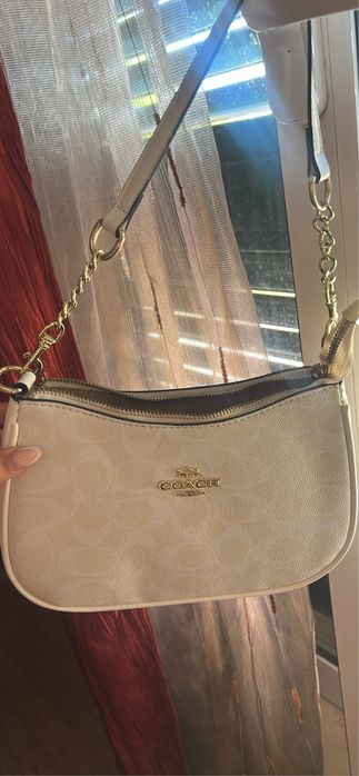 COACH white bag mala branca
