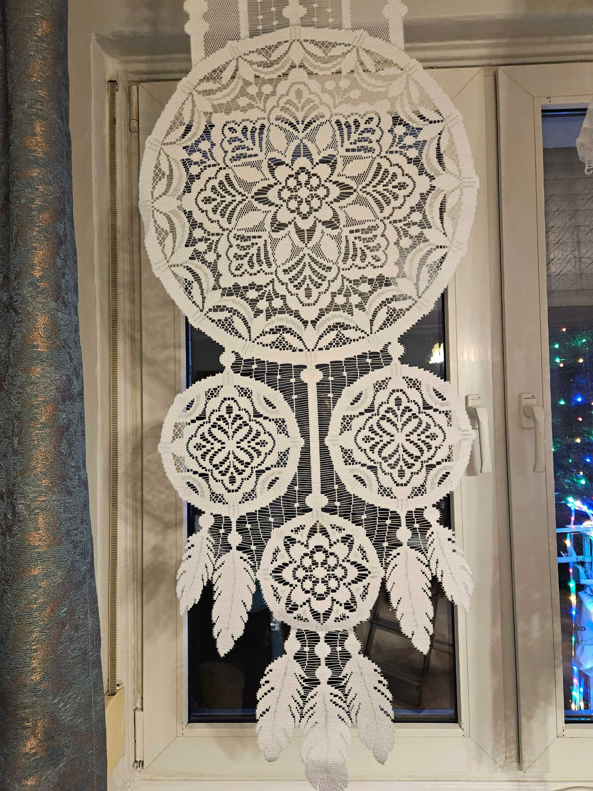 Dwa panele okienne 45 x 130 cm łapacz snów dekoracja okno 2 sztuki