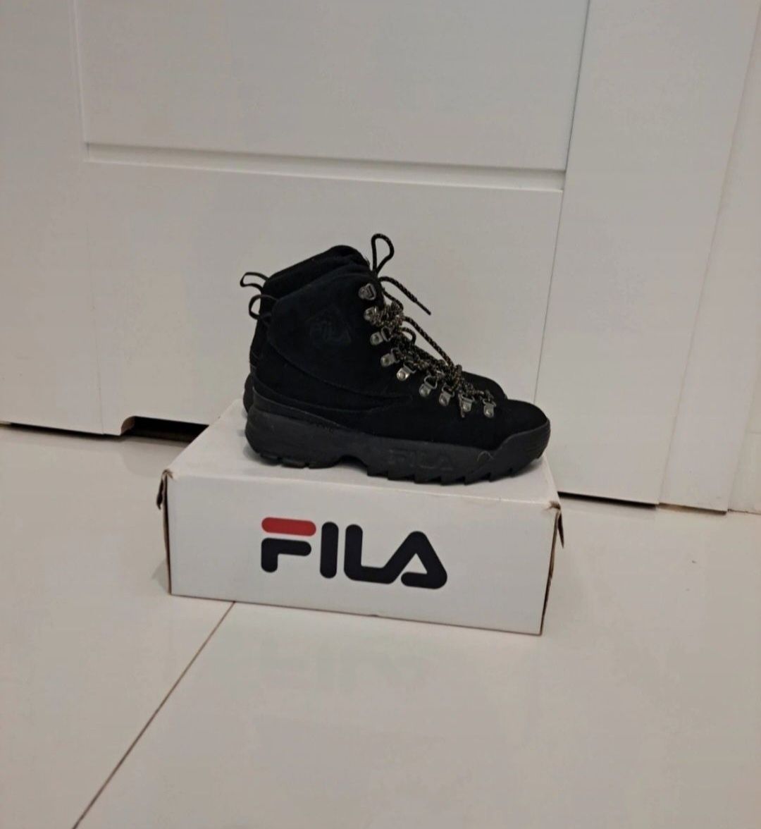Trapery, buty zimowe damskie Fila
