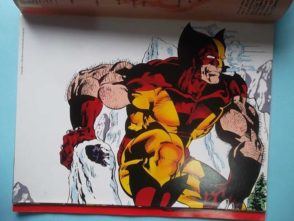 "MARVEL POSTER BOOK" : Wolverine . Com Posters gigantes