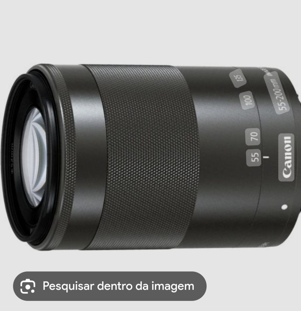 Objetiva canon Eos EF-M 55-200