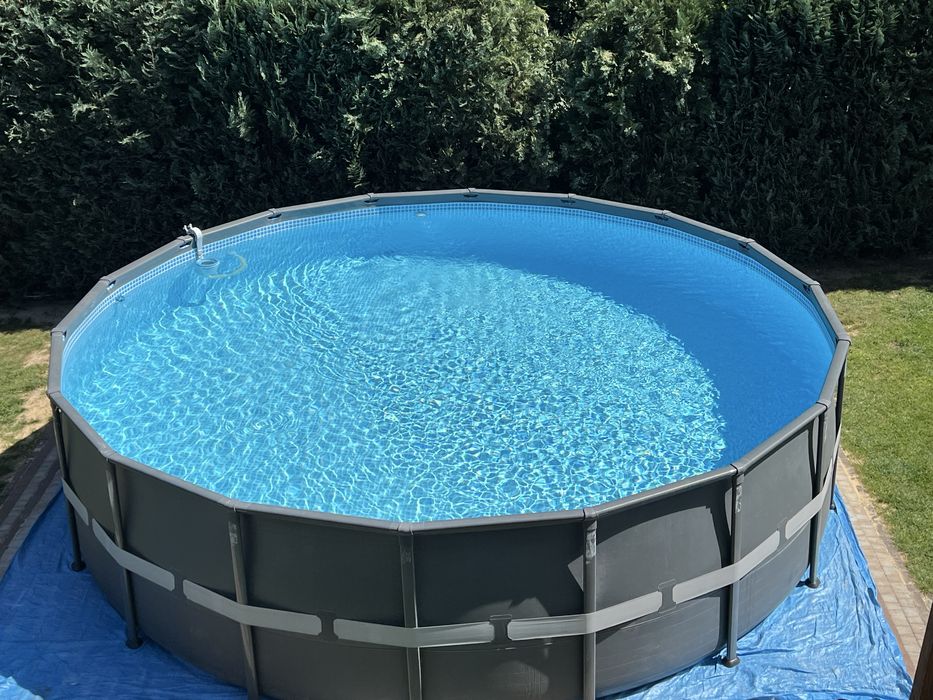 Basen stelażowy ogrodowy INTEX 549x132