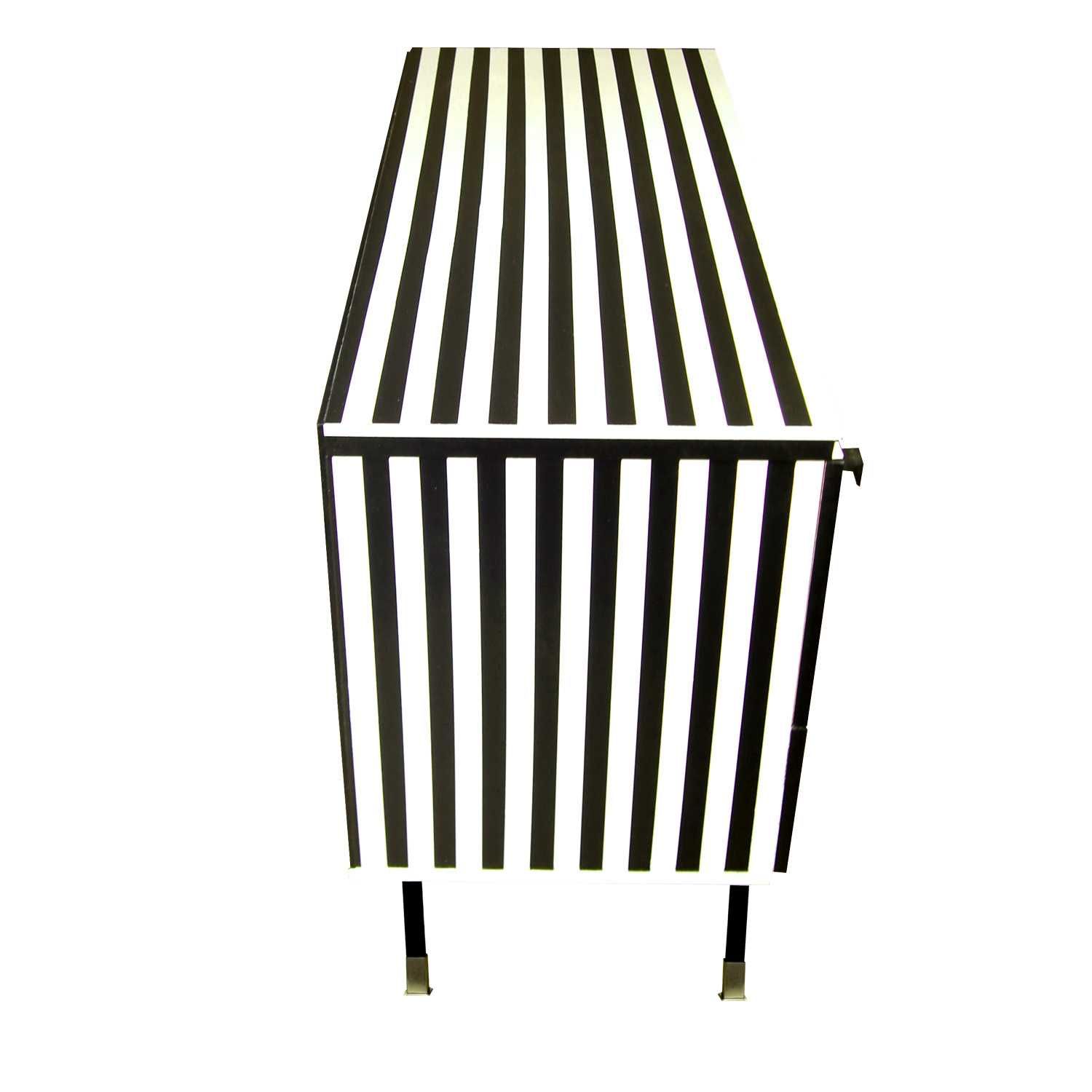 Bieliźniarka skrzynia na pościel komoda vintage prl Op Art