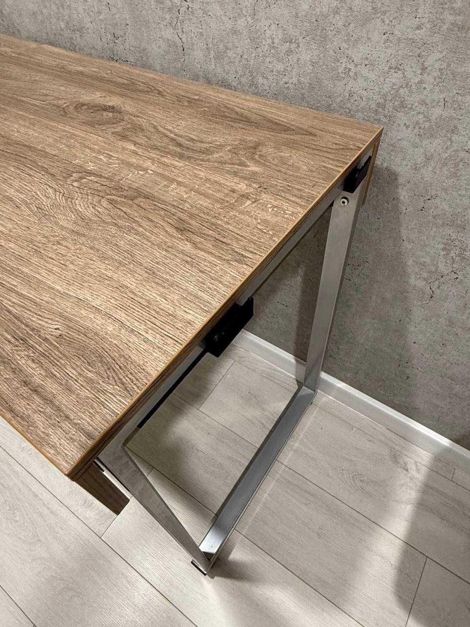 Письмовий стіл Loft Design L-11 Дуб Палена каркас хром