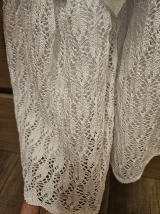 Biała sukienka chrzest święty 68