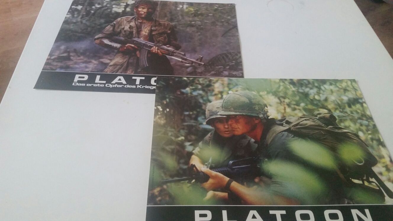 Platoon Pluton Olivier Stone lobby card