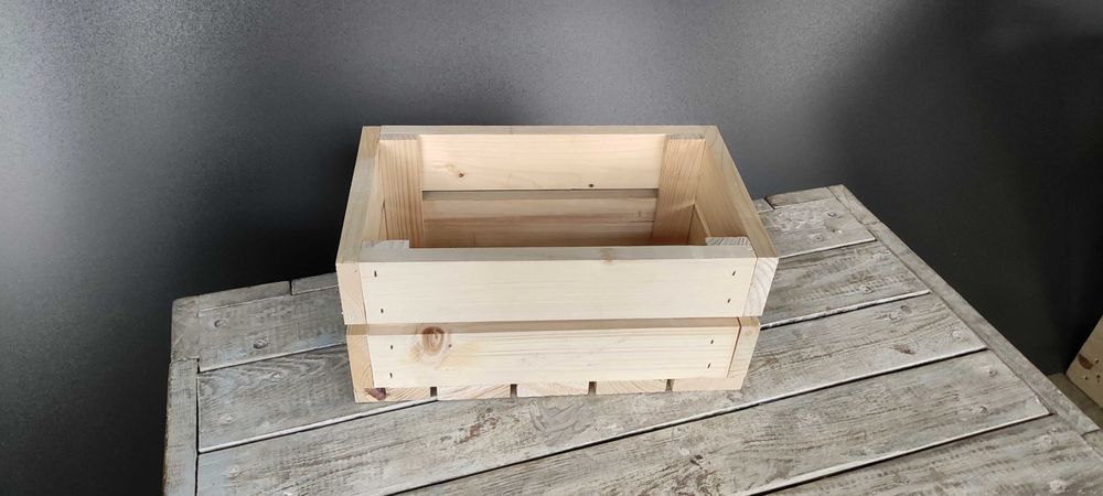 skrzynka drewniana ozdobna dekoracyjna 33x20x15