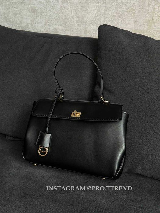 Жіноча чорна сумка родео, чорна сумка шкіра