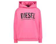 Рожеве худі Diesel big logo унісекс кофта