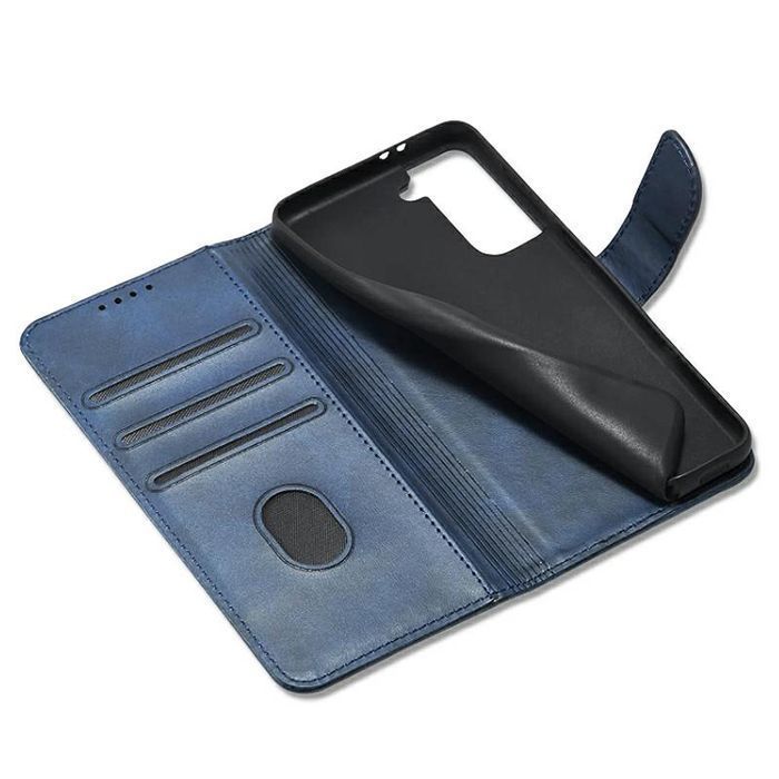 Etui Książka MARVA DO Motorola Moto G35 5G Podstawka, Karty Niebieskie
