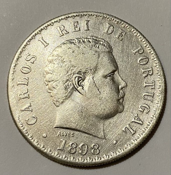 Moeda D CSRLOS I - 500 Reis 1898