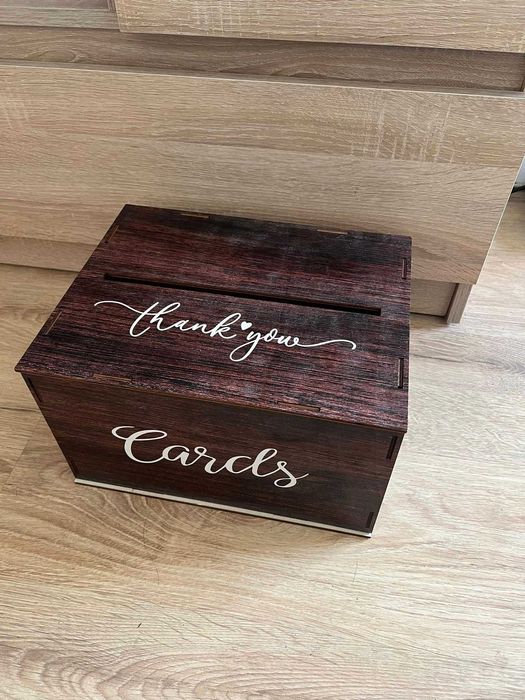 Pudełko na koperty, na ślub