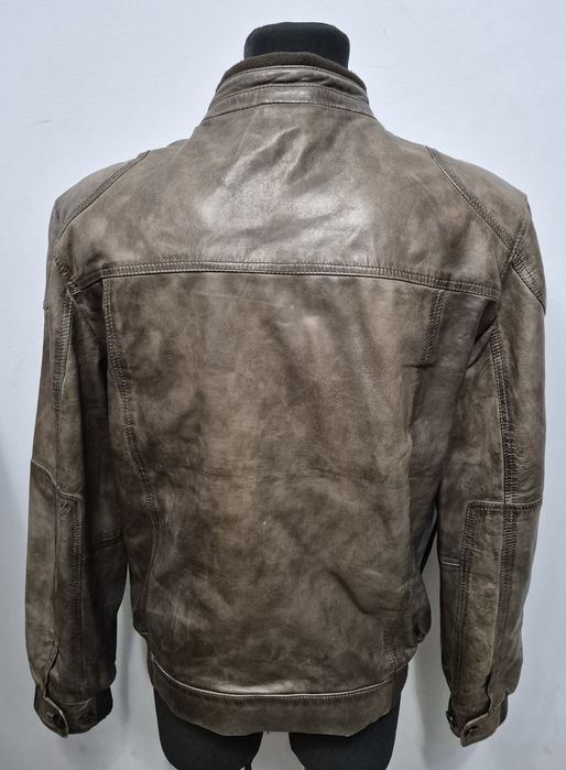 DAVID MOORE roz. 52 męska kurtka skóra naturalna miękka