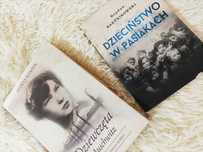 Książka "Dzieciństwo w pasiakach" i "Dziewczęta z Auschwitz"