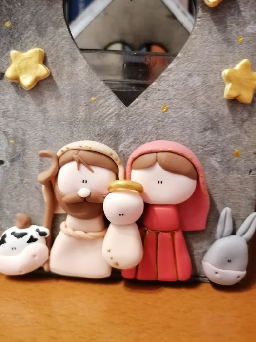 Presépio / porta-velas  - novo