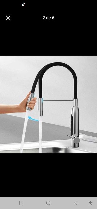 Torneira elétrica HMAKGG com aquecedor de água instantâneo 3400W Torne