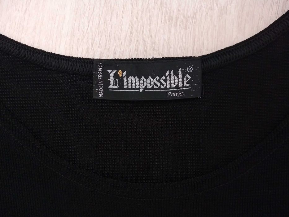 Czarna długa prosta sukienka rozciągliwa XL