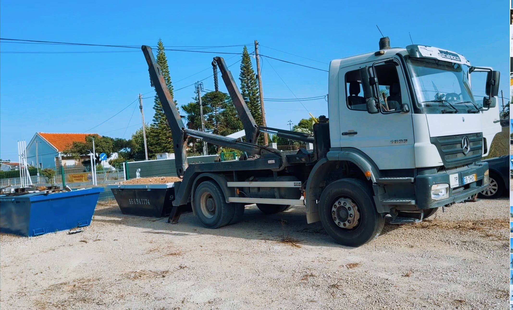 ALUGUER DE CONTENTORES P/ RESÍDUOS DE OBRAS 160€