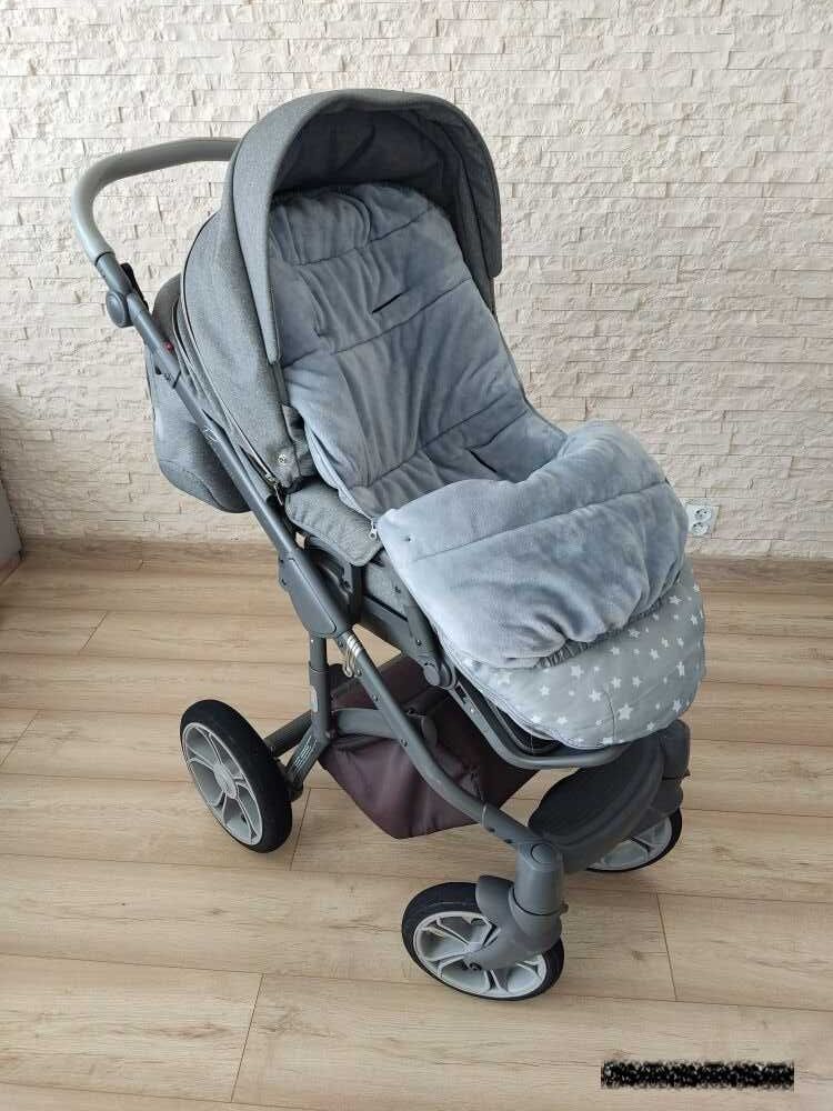 Wózek dziecięcy 2w1 ROAN Bass Soft + śpiworek + parasolka.