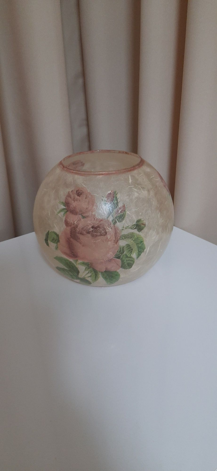 Dzbanek robiony metodą decoupage. ILE POPONUJESZ?