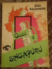 Książka Kryminał Zofia Kaczorowska Gość z Singapuru 1989