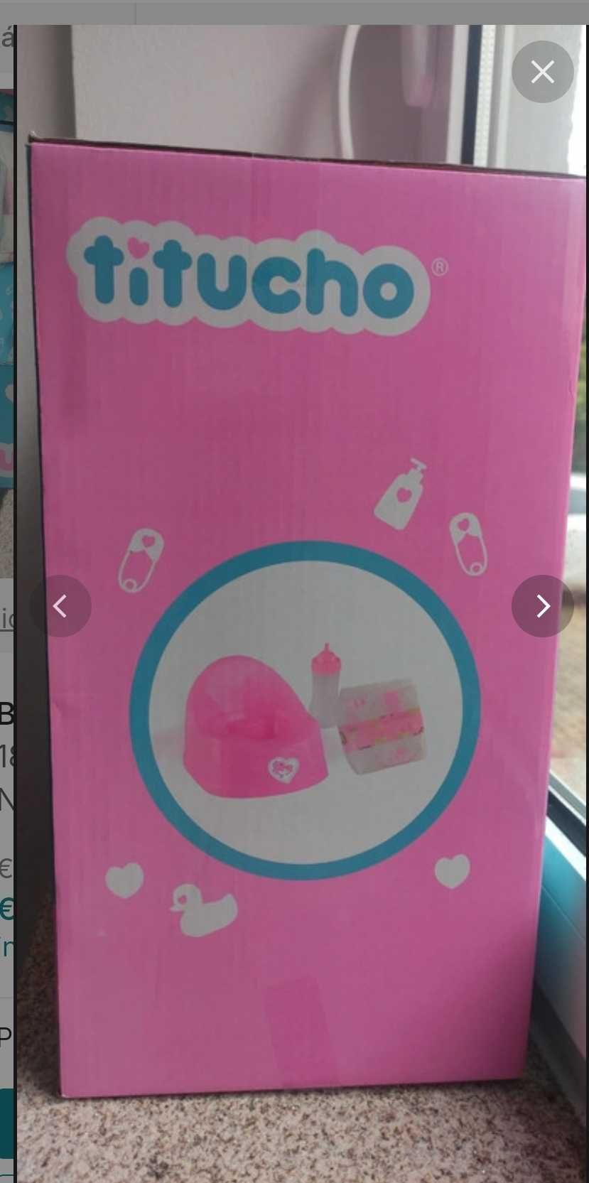 Boneca Titucho - Bebe e faz chichi