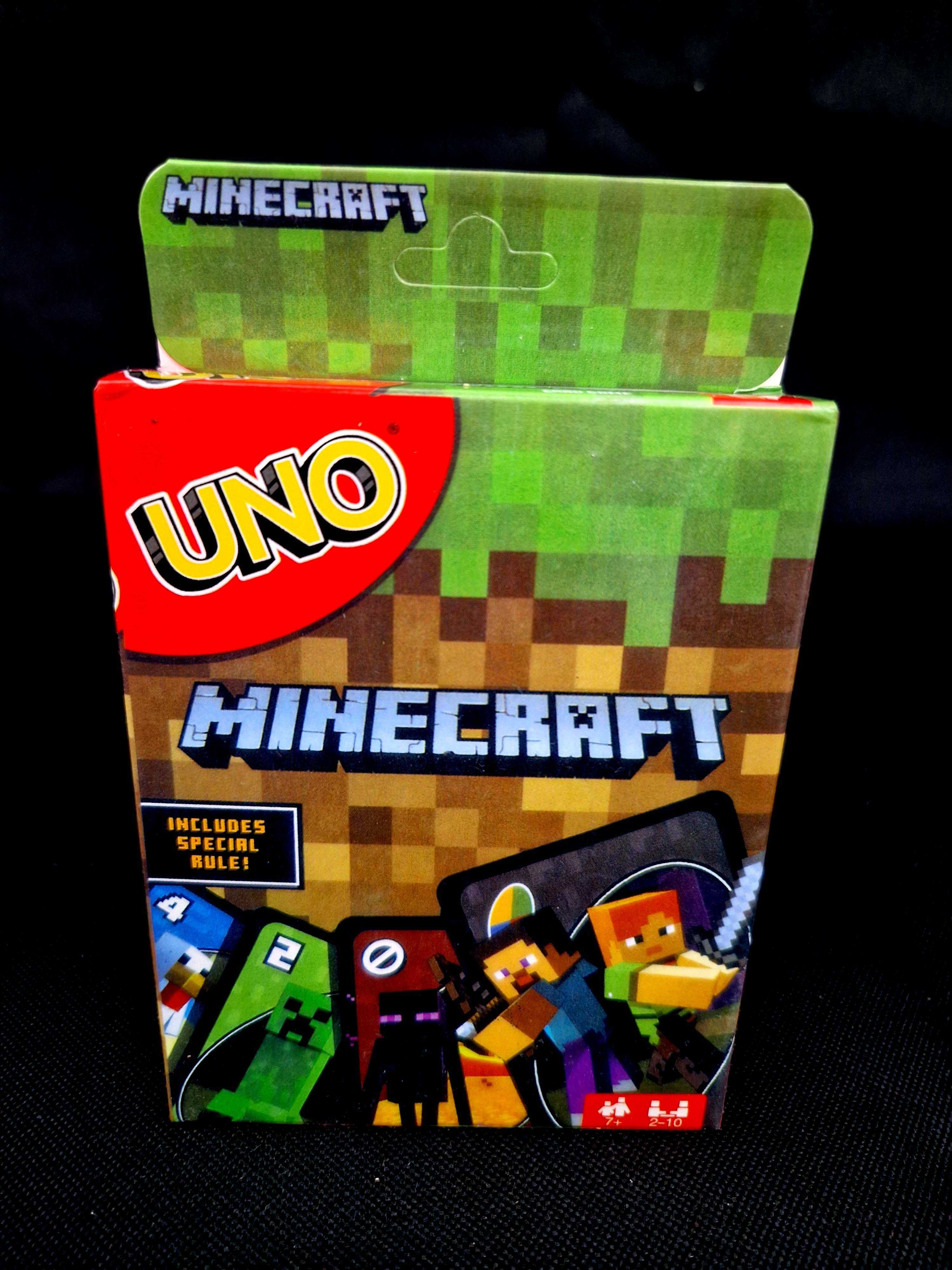 Karty UNO w Stylu Minecraft