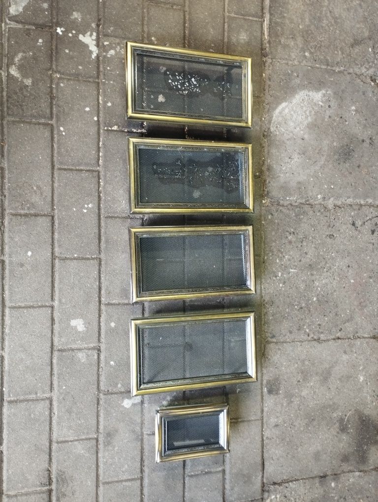 5szt. Kratka kominkowa 17x30 rustykalna wentylacyjna komplet kratek