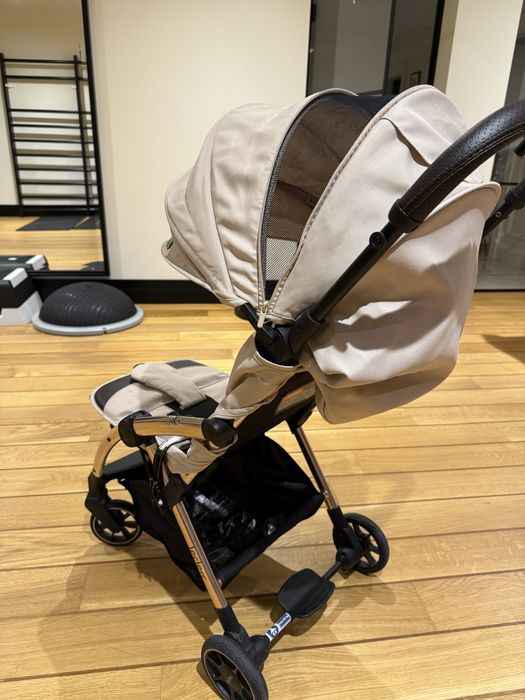 Wózek Leclerc - składany, beżowy