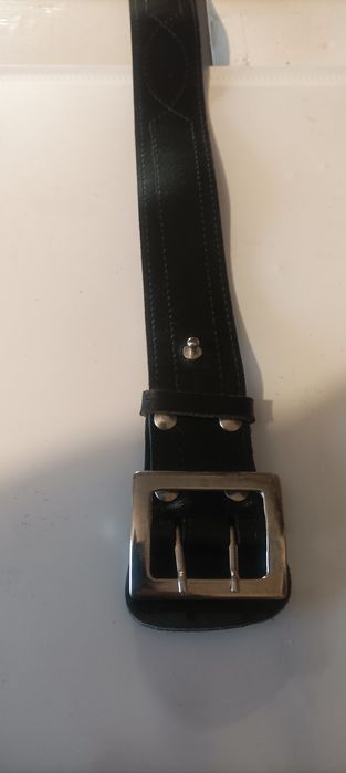 Oryginalny skórzany pas policyjny