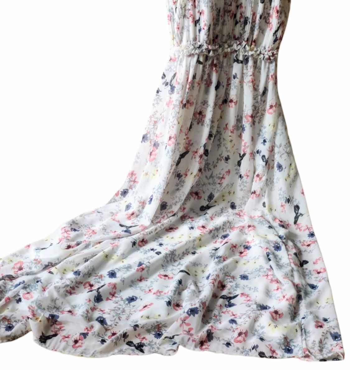 Piękna sukienka maxi/długa w kwiaty – Esmara (38)