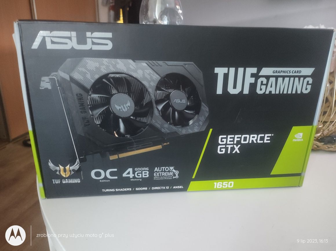 GTX 1650 4gb DDR6 Asus Tuf OC gwarancja