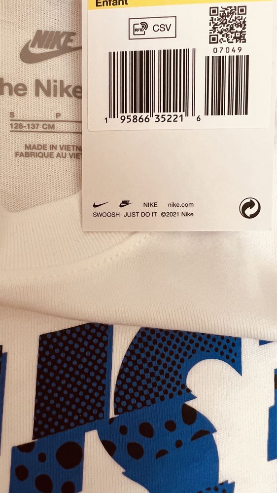 Nike оригинал новая футболка пайта лонгслив реглан белая фирменная