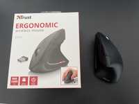 Rato Trust ergonomic wireless (defeito)