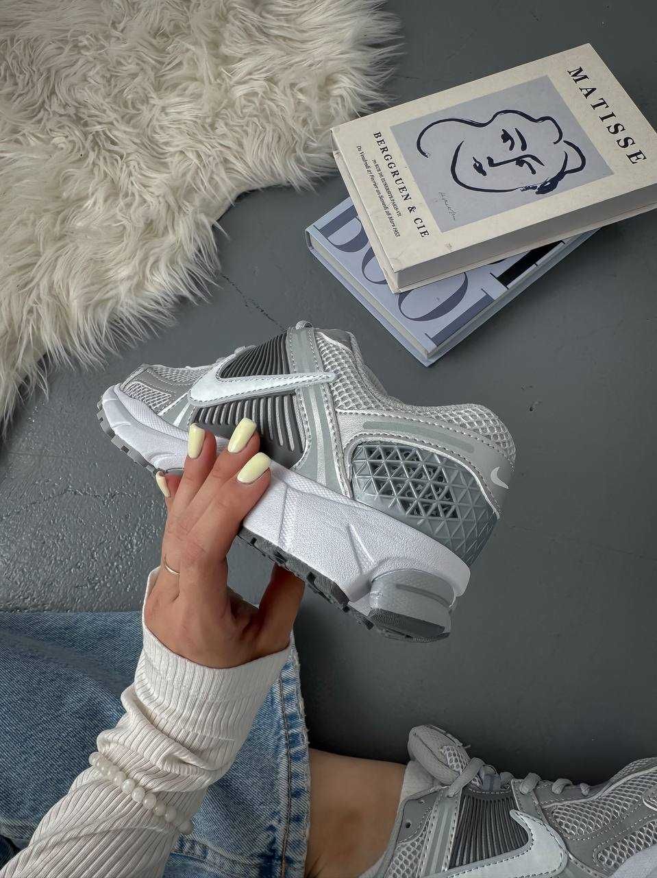 Кросівки Nike Zoom Vomero 5 Silver найк зум срібні сірі білі