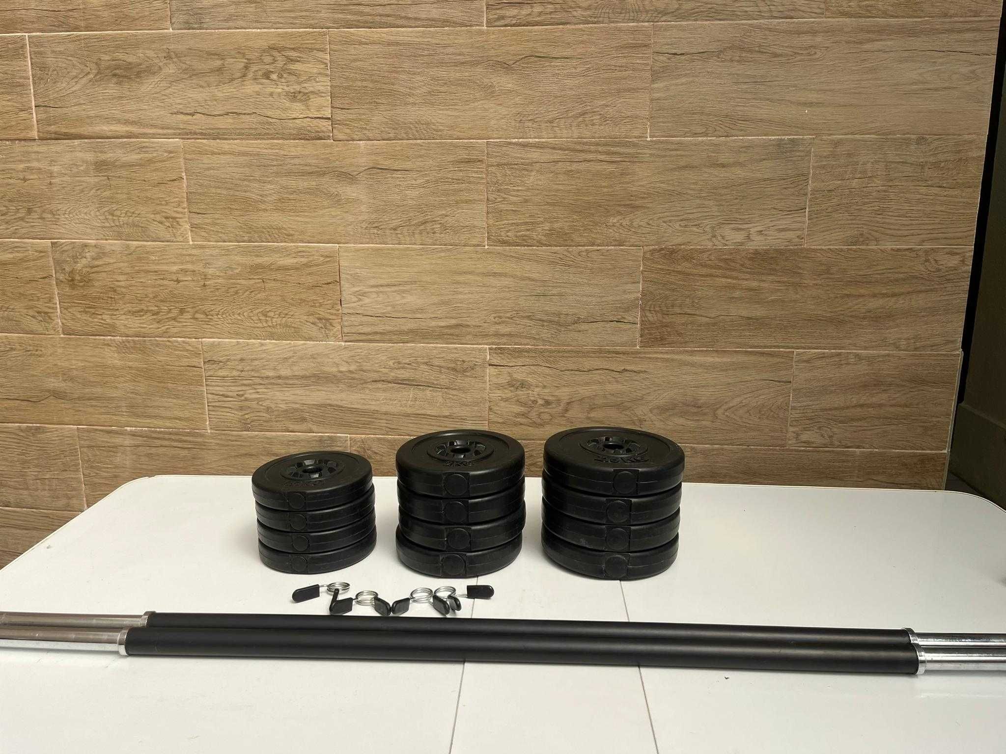 Dois sets de Bodypump