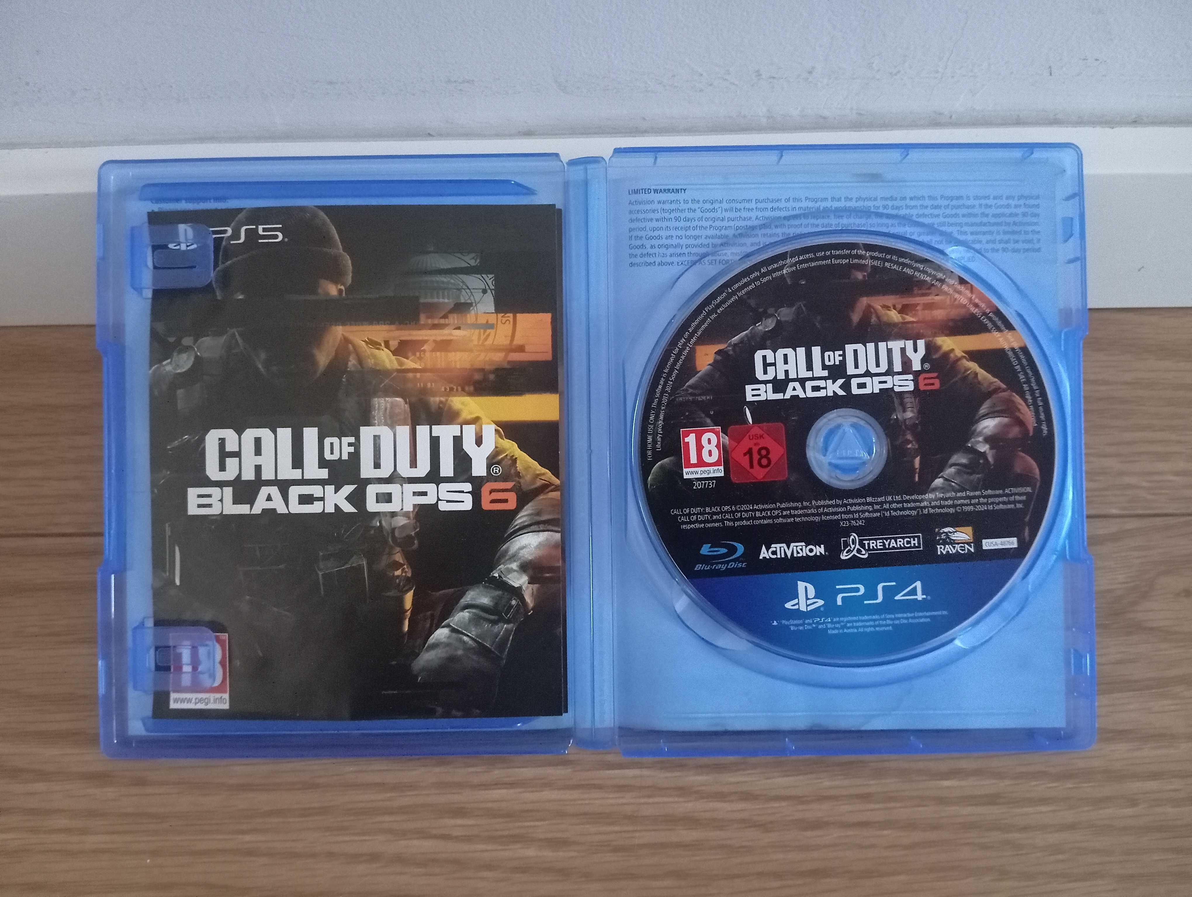 Call of Duty black ops 6, PS4 PlayStation 4 (retomo jogos PS1PS2PS3)