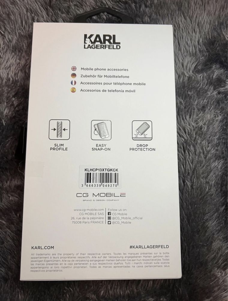 IPhone 13 Pro Max Karl Lagerfeld case etui obudowa pokrowiec