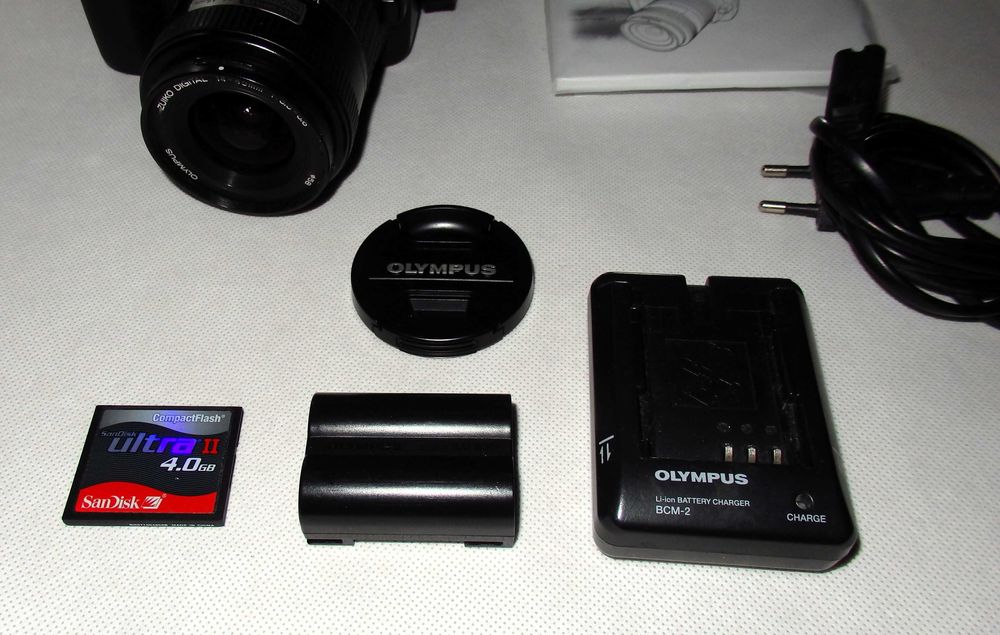 Olympus E-500 aparat lustrzanka cyfrowa obiektyw 14-45 metalowy bagnet