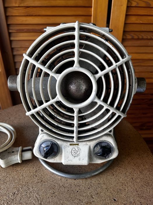 Aquecedor com Ventilador Vintage Albin & Sprenger Anos 50/60 Raro
