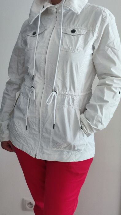 Biała kurtka wiosenno letnia Mexx rozm. 36 (S)