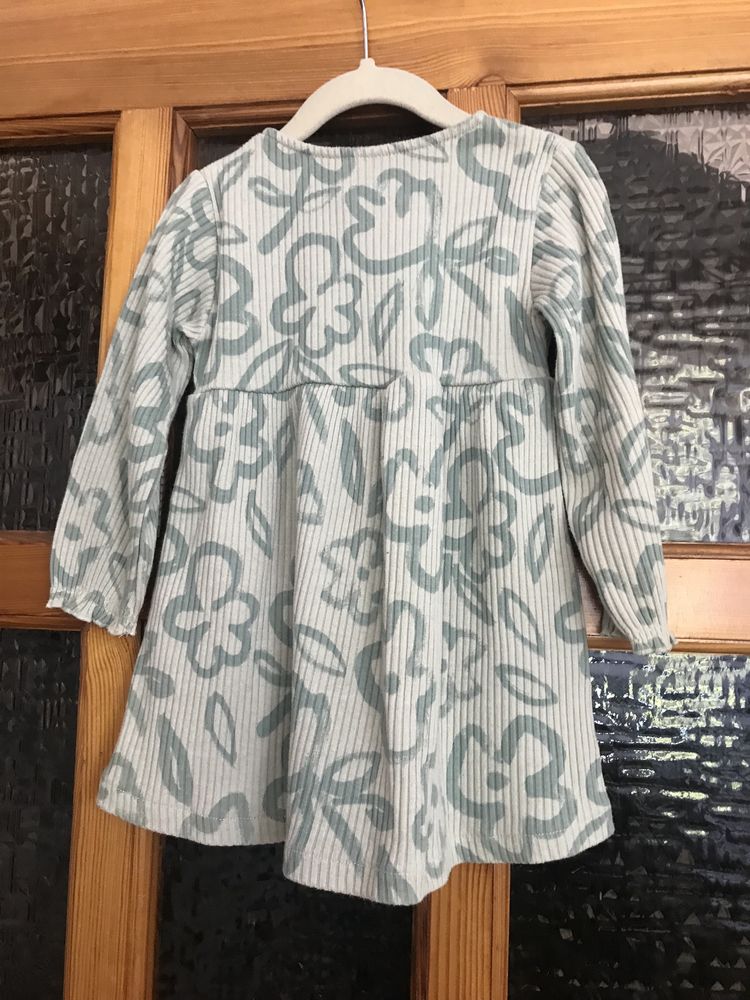 Sukienka Zara z dł rękawem r. 98