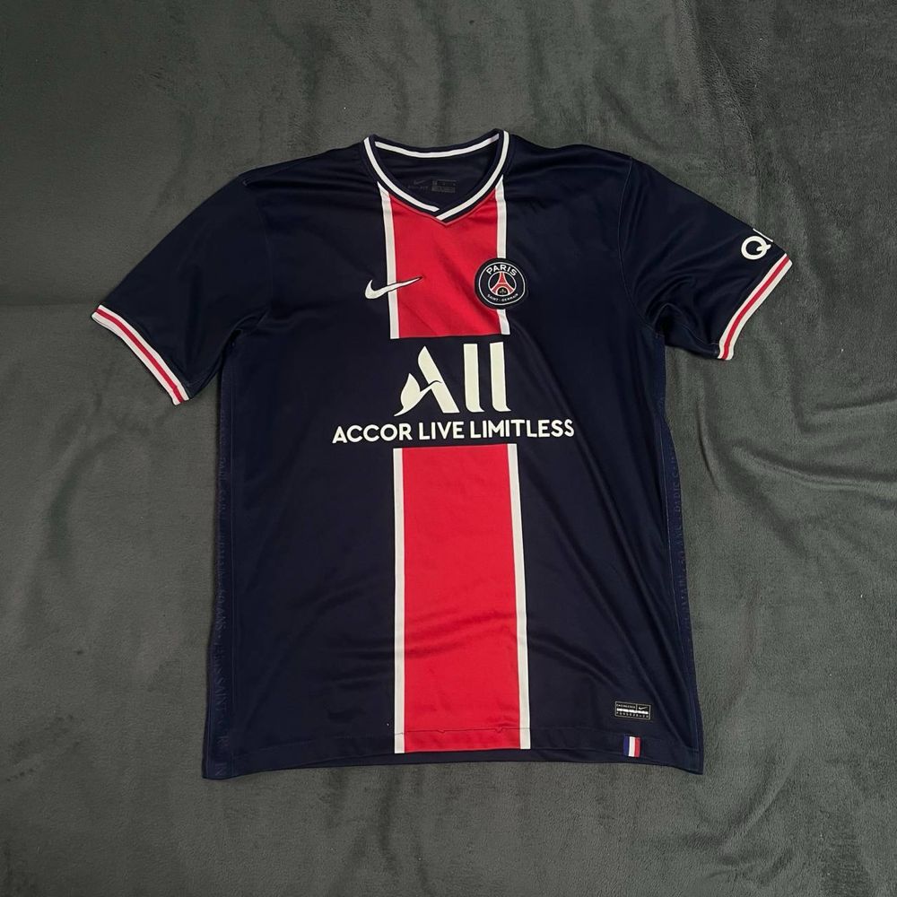 футболка Nike PSG синего красного белого цвета футбольная l