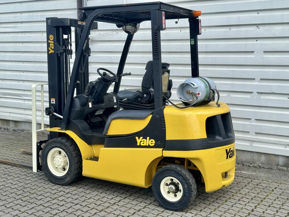 YALE [2017r] wózek widłowy 2500kg przesuw boczny LPG UDT