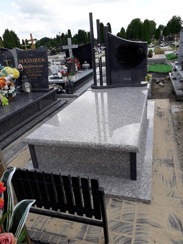 Nagrobki granitowe grobowce usługi na cmentarzu