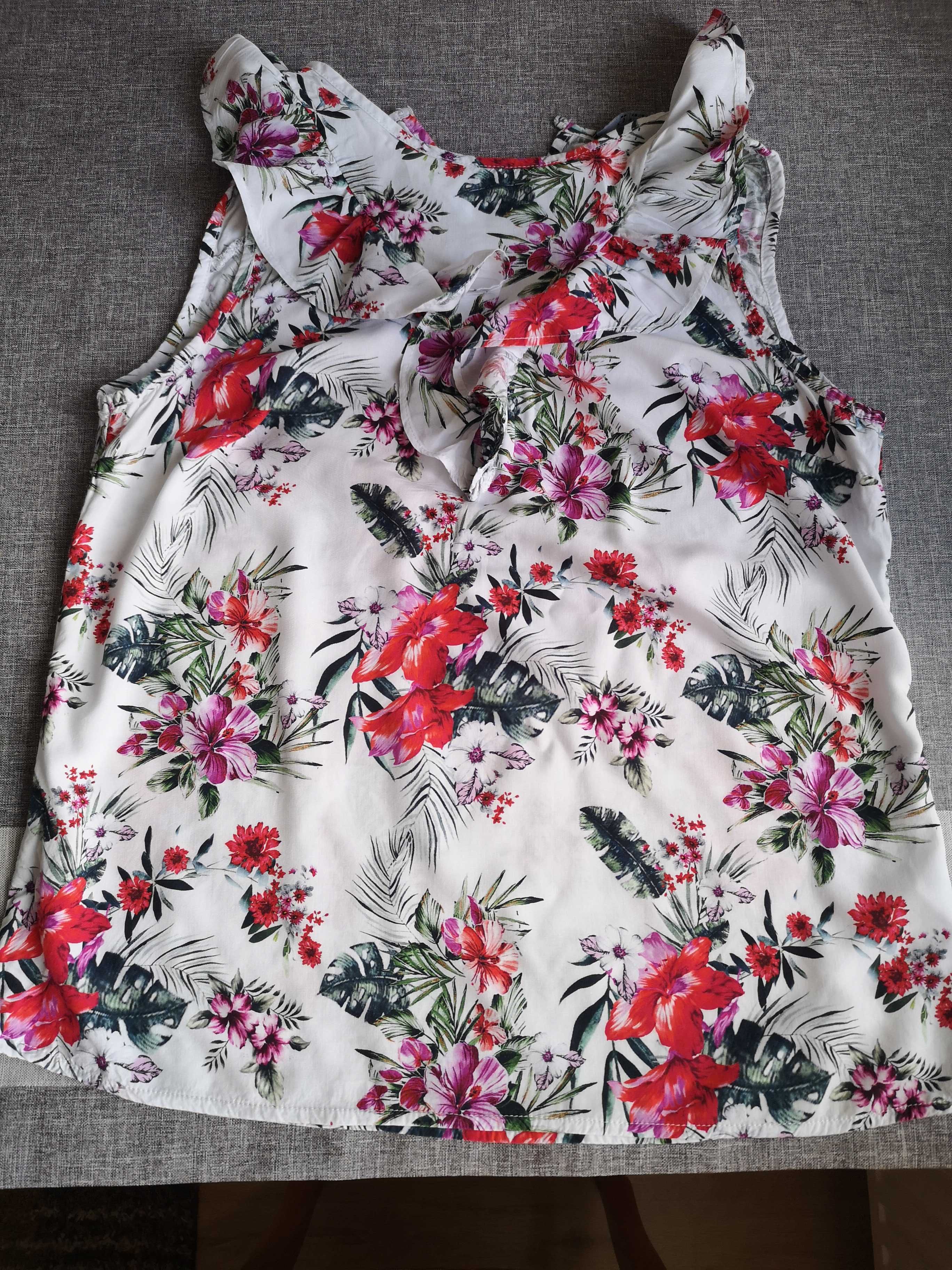 Bluzka elegancka koszulowa wiskoza  Mohito r. 38